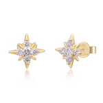 Gouden oorbellen met SI2 (H) Diamanten (CIRARI)