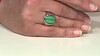 Zilveren ring met een Malachiet (Adela Silber)