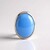 Ciondolo in argento con Calcedonio Blu (MONOSONO COLLECTION)