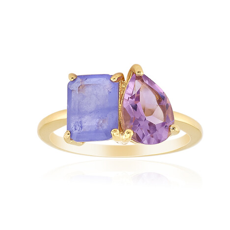 Anillo en plata con Amatista