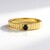 Anello in argento con Diamante Nero