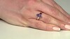 Anillo en plata con Amatista