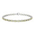 Bracciale in argento con Citrino Limone