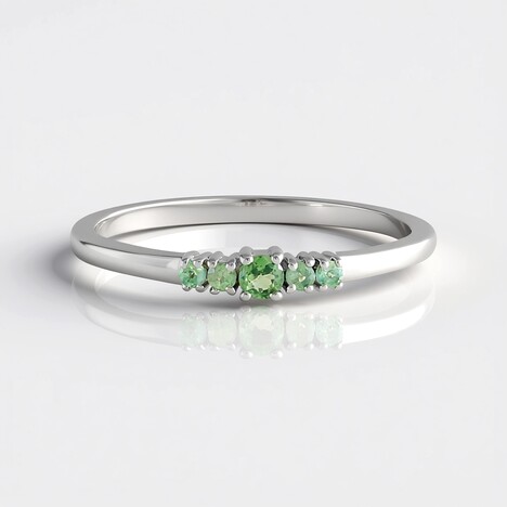 Bague en argent et Alexandrite