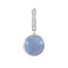 Blauer Opal-Silberanhänger