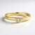 Anello in argento con Diamante Champagne I2