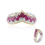 Tansania-Rubin-Silberring (Gems en Vogue)