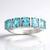 Anello in argento con Apatite Blu (Pallanova)