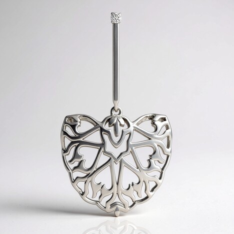 Ciondolo in argento con Zircone (MONOSONO COLLECTION)