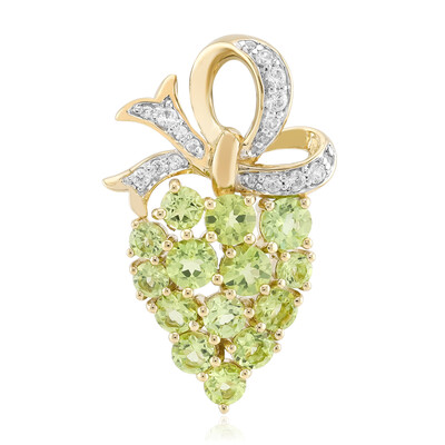 Pendentif en argent et Péridot