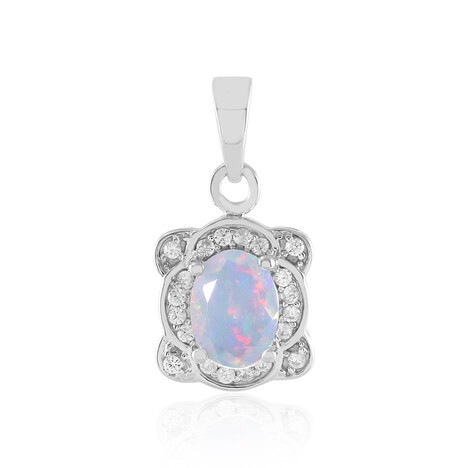 Ciondolo in argento con Opale di Welo