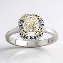Anello in oro con Diamante VS1 (R)