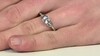 Anillo en plata con Topacio blanco