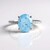 Anello in argento con Topazio Blu Cielo