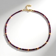 Collana in argento con Rubino del Madagascar