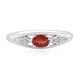 Tanzanian Ruby Silver Ring