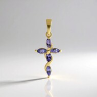 Ciondolo in argento con Tanzanite