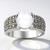 Anello in argento con Pietra di Luna Arcobaleno (Annette classic)