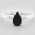 Anello in argento con Spinello Nero