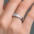 Anillo en plata con Zircón (de Melo Essence)