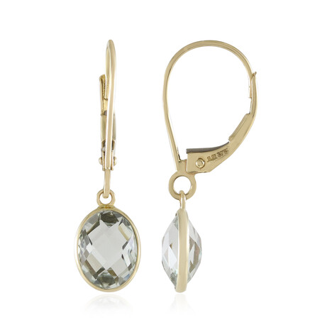 Orecchini in oro con Ametista Verde