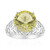 Lemon Citrine Silver Ring