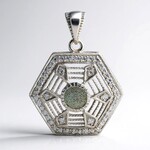 Ciondolo in argento con Spectrolite