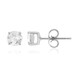 Zirkon-Silberohrringe