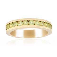 Zilveren ring met Birmese Peridoots