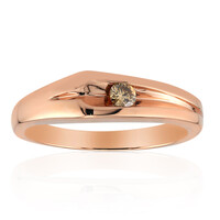 Anello in oro con Diamante Rose de France SI1 di Argyle