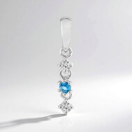 Ciondolo in argento con Haüyne