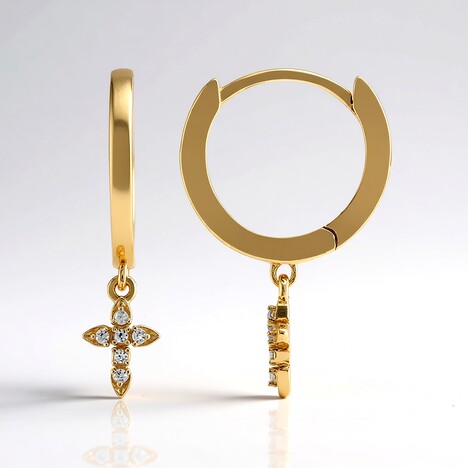 Orecchini in argento con Zircone