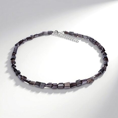Collana in argento con Pietra di Luna Argentata