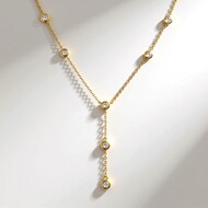 Collar en oro con Diamante FL (G) (de Melo Gold)