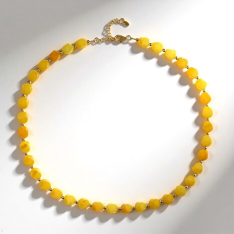 Collana in argento con Quarzo Giallo