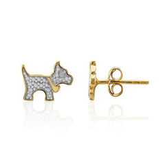 I3 (I) Diamant-Silberohrringe