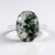 Anello in argento con Agata Muschiata