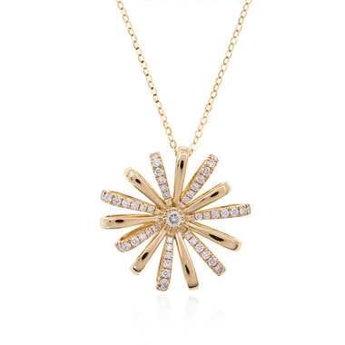 Collar en oro con Diamante limpio a lupa F (LUCENT DIAMONDS)