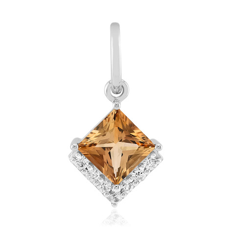 Zilveren hanger met een Tepetate topaas