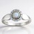 Anello in argento con Opale Australiano