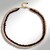 Collana in argento con Granato Mozambico