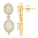 Pendientes en plata con Ópalo de Welo