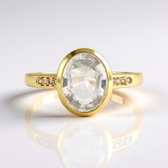 Anello in argento con Zircone (Adela Silber)
