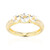 White Topaz Silver Ring