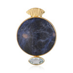 Sodalite Silver Pendant (MONOSONO COLLECTION)