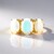 Anello in oro con Opale di Welo AAA (de Melo Gold)