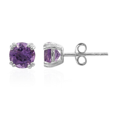 Amethyst-Silberohrringe