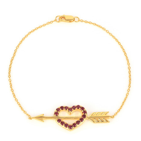 Bracciale in argento con Rodolite