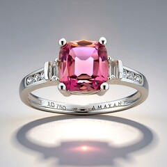 Anello in oro con Diasporo Rosa