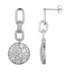 Boucles d'oreilles en argent et Zircon (Adela Silber)